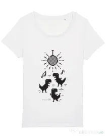 Tricou STANLEY STELLA dama Dance Alb