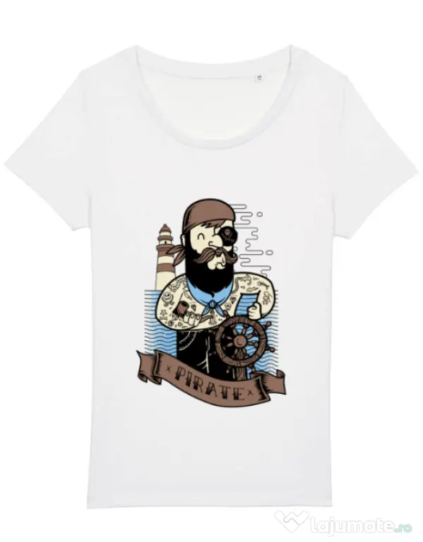 Tricou STANLEY STELLA dama Adventure of the Sea Alb