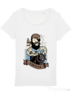 Tricou STANLEY STELLA dama Adventure of the Sea Alb
