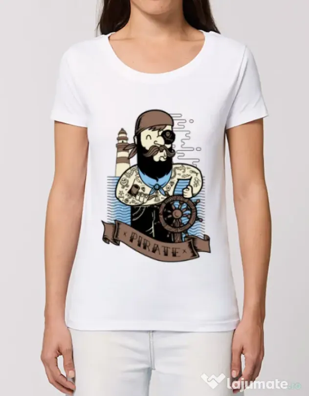 Tricou STANLEY STELLA dama Adventure of the Sea Alb