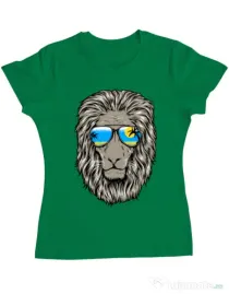 Tricou ADLER dama King of Summer Verde mediu