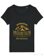 Tricou STANLEY STELLA dama Its not the mountain we conquer Negru