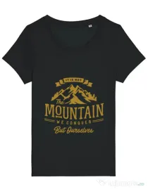 Tricou STANLEY STELLA dama Its not the mountain we conquer Negru