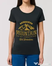 Tricou STANLEY STELLA dama Its not the mountain we conquer Negru