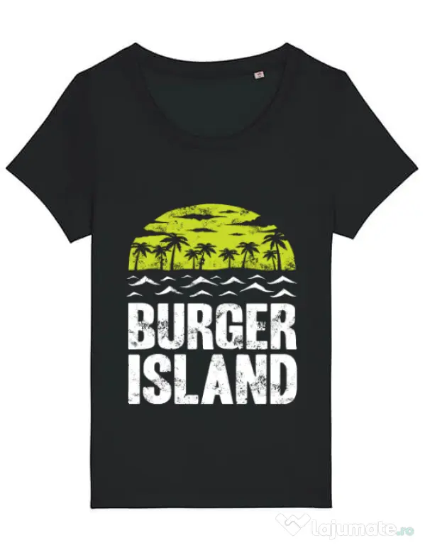 Tricou STANLEY STELLA dama Burger island Negru