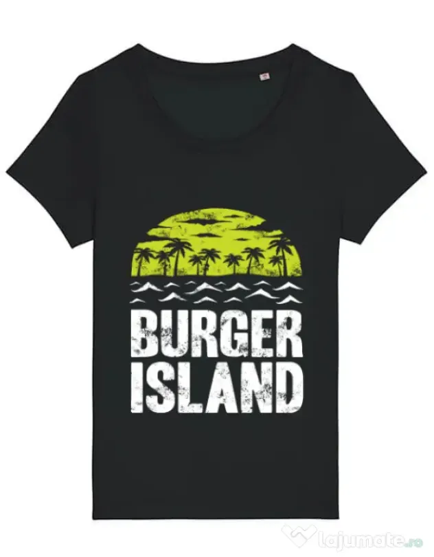 Tricou STANLEY STELLA dama Burger island Negru