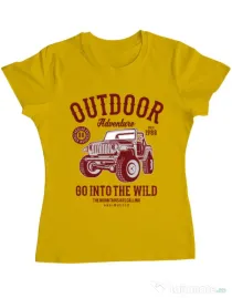 Tricou ADLER dama Outdoor Adventure Galben