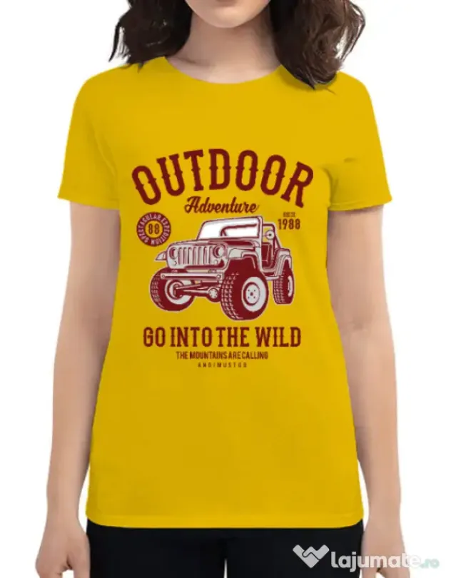 Tricou ADLER dama Outdoor Adventure Galben