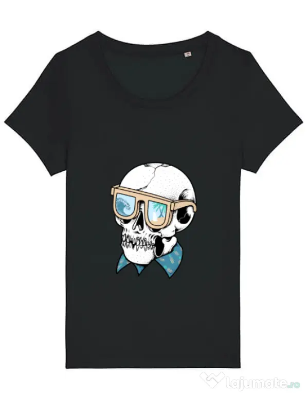 Tricou STANLEY STELLA dama Skull Holiday Negru