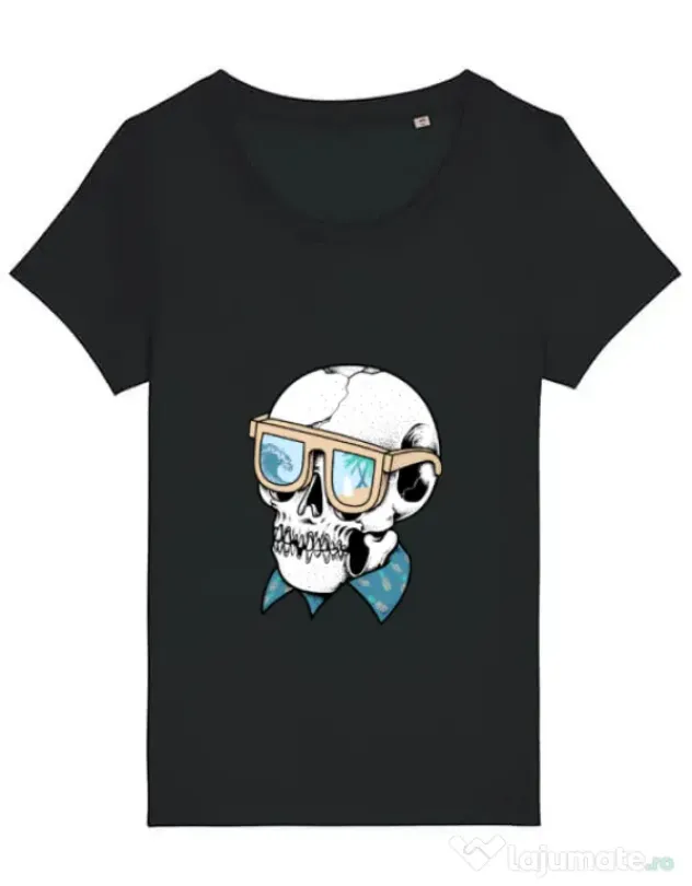 Tricou STANLEY STELLA dama Skull Holiday Negru