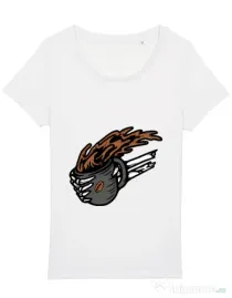 Tricou STANLEY STELLA dama Coffee First Alb