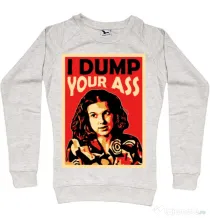 Bluza ADLER dama I dump your ass Migdala melanj
