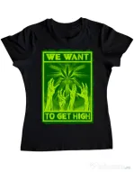 Tricou ADLER dama High zombies Negru