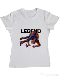 Tricou ADLER dama LEGEND Alb