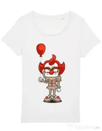 Tricou STANLEY STELLA dama NICE CLOWN Alb