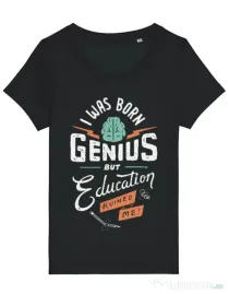 Tricou STANLEY STELLA dama Born Genius Negru