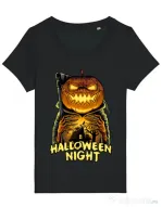 Tricou STANLEY STELLA dama Jack o lantern Negru