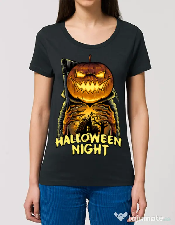 Tricou STANLEY STELLA dama Jack o lantern Negru