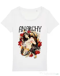 Tricou STANLEY STELLA dama Anarchy angel Alb
