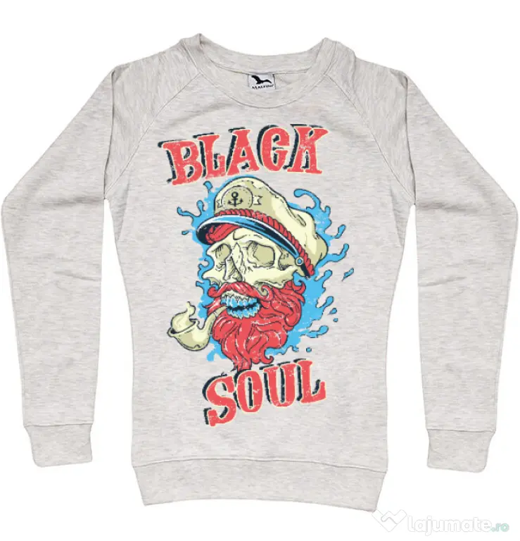 Bluza ADLER dama Black soul Migdala melanj