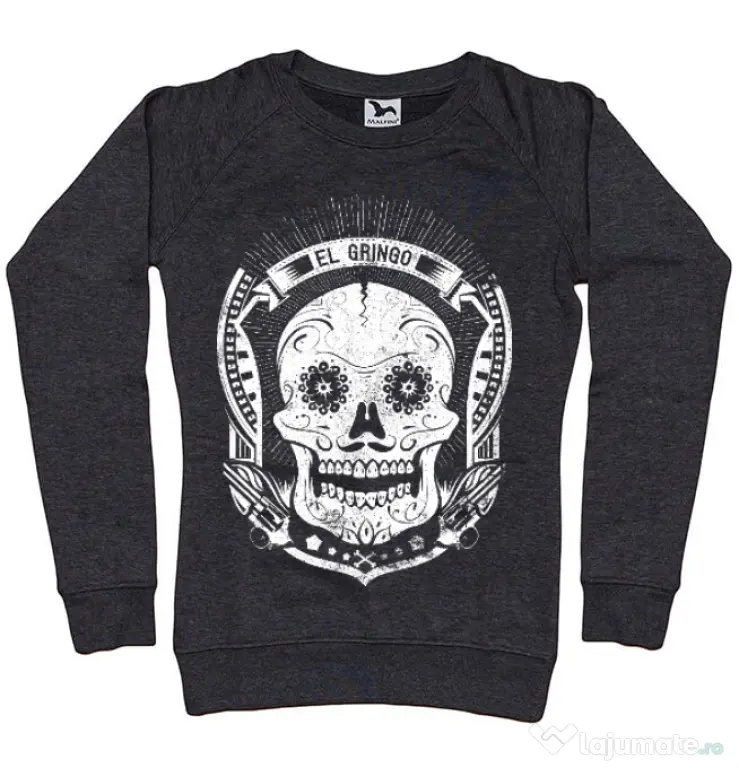Bluza ADLER dama El gringo Negru melanj
