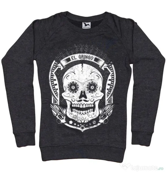 Bluza ADLER dama El gringo Negru melanj