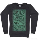 Bluza ADLER dama Frog king Negru melanj