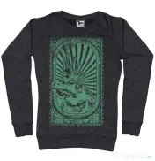 Bluza ADLER dama Frog king Negru melanj