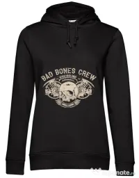 Hoodie dama cu gluga Grim reaper Negru