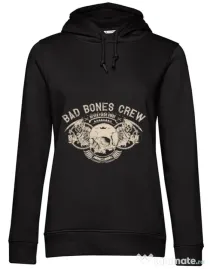 Hoodie dama cu gluga Grim reaper Negru