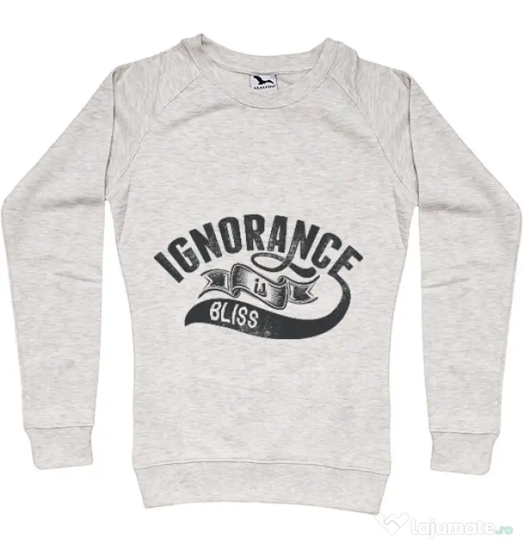 Bluza ADLER dama Ignorance is bliss Migdala melanj