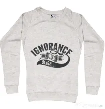 Bluza ADLER dama Ignorance is bliss Migdala melanj
