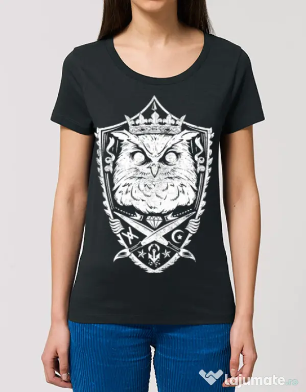 Tricou STANLEY STELLA dama King of the night Negru