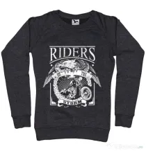Bluza ADLER dama Riders on the storm Negru melanj