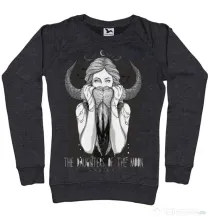 Bluza ADLER dama The Daughters Of The Moon Negru melanj