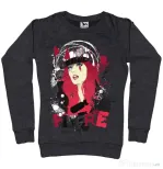 Bluza ADLER dama Raining fire Negru melanj
