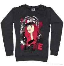 Bluza ADLER dama Raining fire Negru melanj