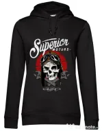Hoodie dama cu gluga Superior Negru
