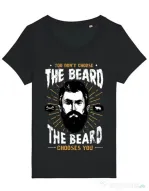 Tricou STANLEY STELLA dama The beard choice Negru