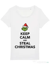 Tricou STANLEY STELLA dama Steal Christmas Alb