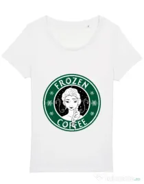 Tricou STANLEY STELLA dama Frozen coffee Alb