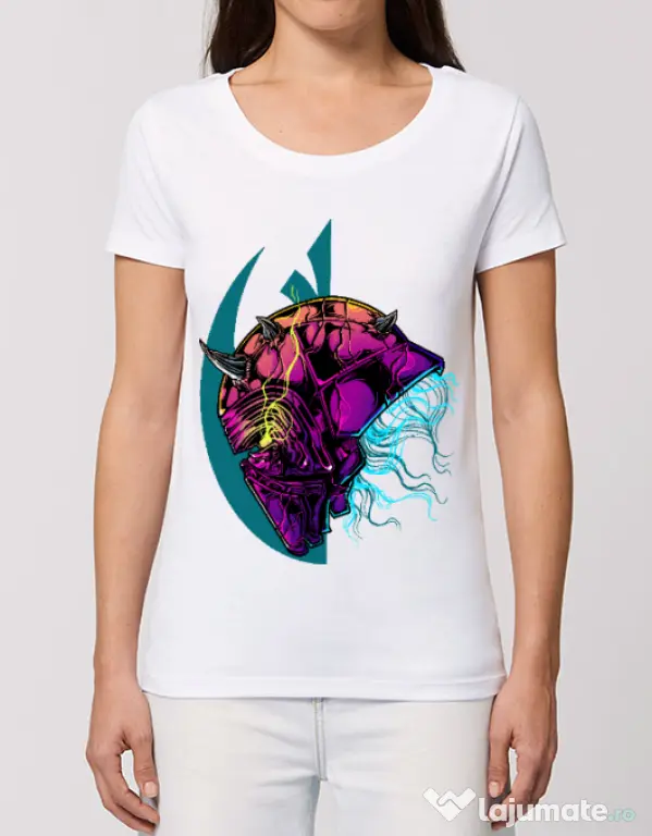 Tricou STANLEY STELLA dama Helmet Alb