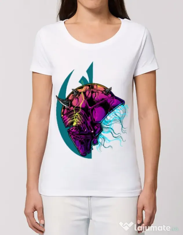 Tricou STANLEY STELLA dama Helmet Alb