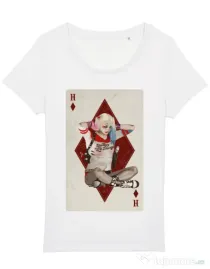 Tricou STANLEY STELLA dama Harley Card Alb