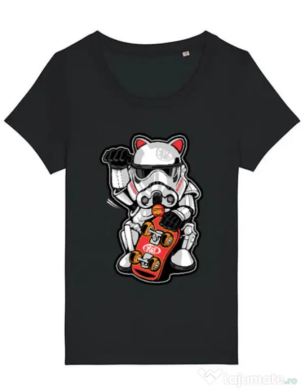Tricou STANLEY STELLA dama Maneki trooper Negru