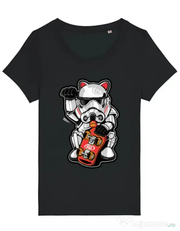 Tricou STANLEY STELLA dama Maneki trooper Negru