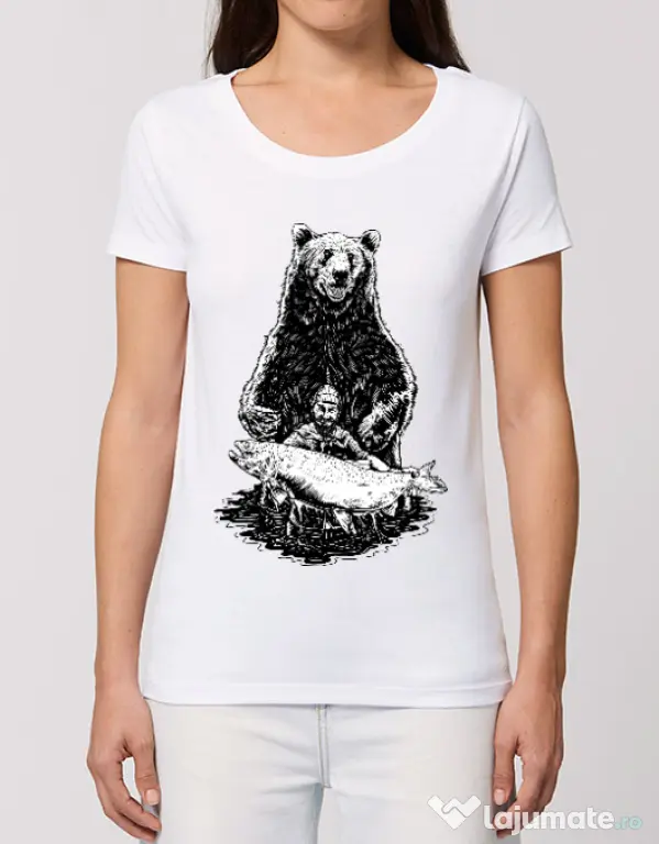 Tricou STANLEY STELLA dama Bearware Alb