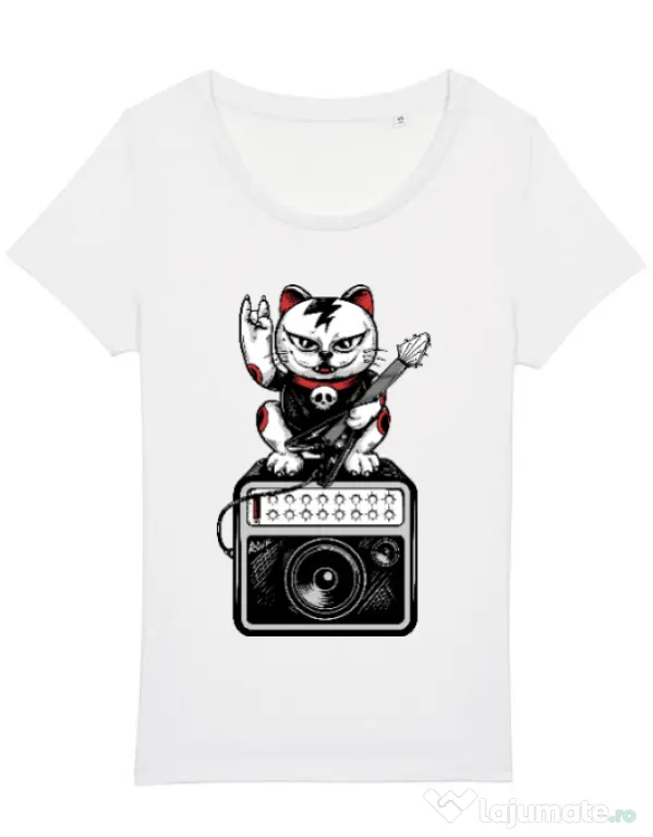 Tricou STANLEY STELLA dama Lets rock Alb