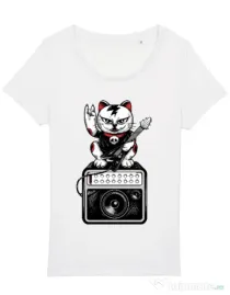 Tricou STANLEY STELLA dama Lets rock Alb