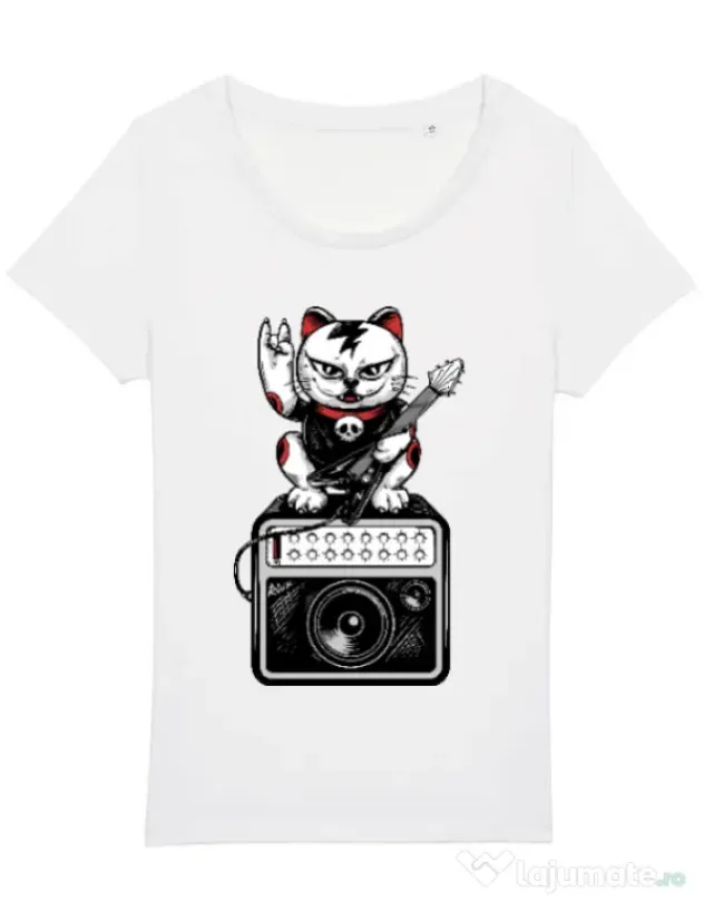 Tricou STANLEY STELLA dama Lets rock Alb